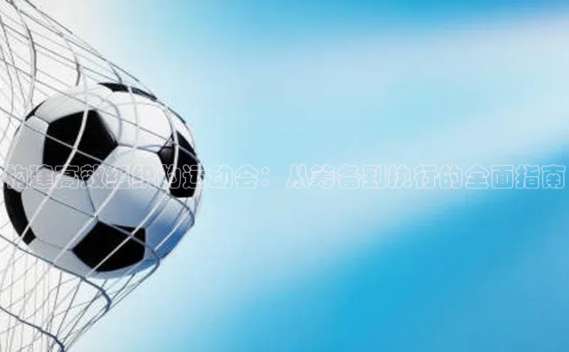 构建高效组织的运动会：从筹备到执行的全面指南